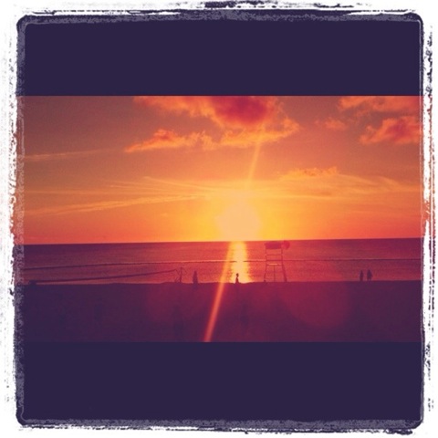 砂辺　夕日